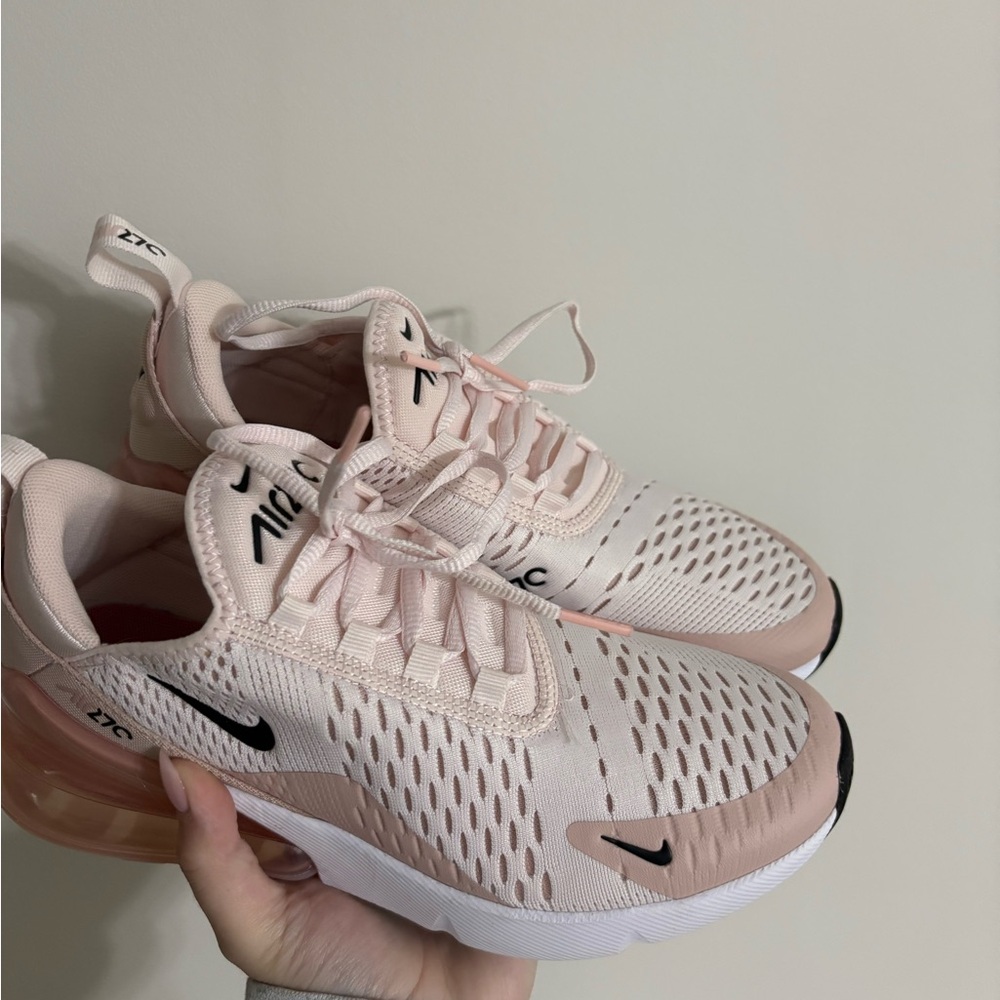 Nike Air Max 270 Light Pink and Black Sneakers